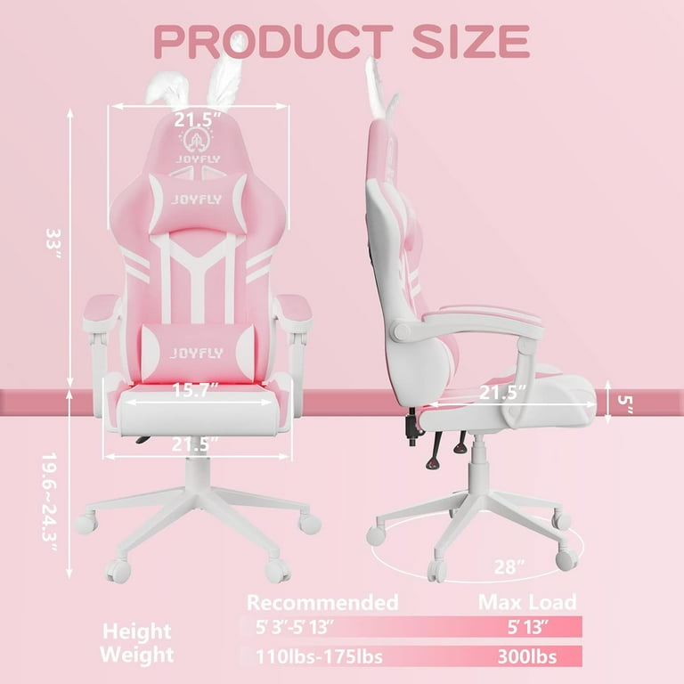 JOYFLY Gaming Chair Ergonomic Racing Style PC Computer Game Chair