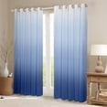 thumbnail image 3 of Feelyou Modern Blue Gradient Black Out Curtains for Adult, Chic Art Abstract Curtains Pack of 2 (42x63 Each), Simple Fashion Theme Bedroom Curtains, Curtains and Drapes Decor, 3 of 7