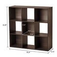 thumbnail image 5 of Mainstays 9 Cube Storage Organizer, Espresso, 5 of 8