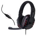 thumbnail image 1 of Escape - Casque de Jeu Stéréo Filaire, Contrôle du Volume et Microphone, Rouge, 1 of 3