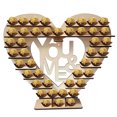 thumbnail image 3 of Decoración para el hogar Easy Assembly Chocolates Estantes de Madera MR Sr. Center Pieza central Regalos Sin Inglés Regalos Fine CraftManship Artwork Weddings Bares JM01325 Jumpingount HA011708-04, 3 of 7