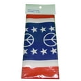 thumbnail image 3 of USA United States Stars Solid Peace Sign Printed Knitted Style Scarf 6.5"x60.5", 3 of 3