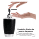 thumbnail image 2 of Accesorios Baño Set De Regalo De Plástico Mate De 6 Piezas NEGRO BLANCO, 2 of 5
