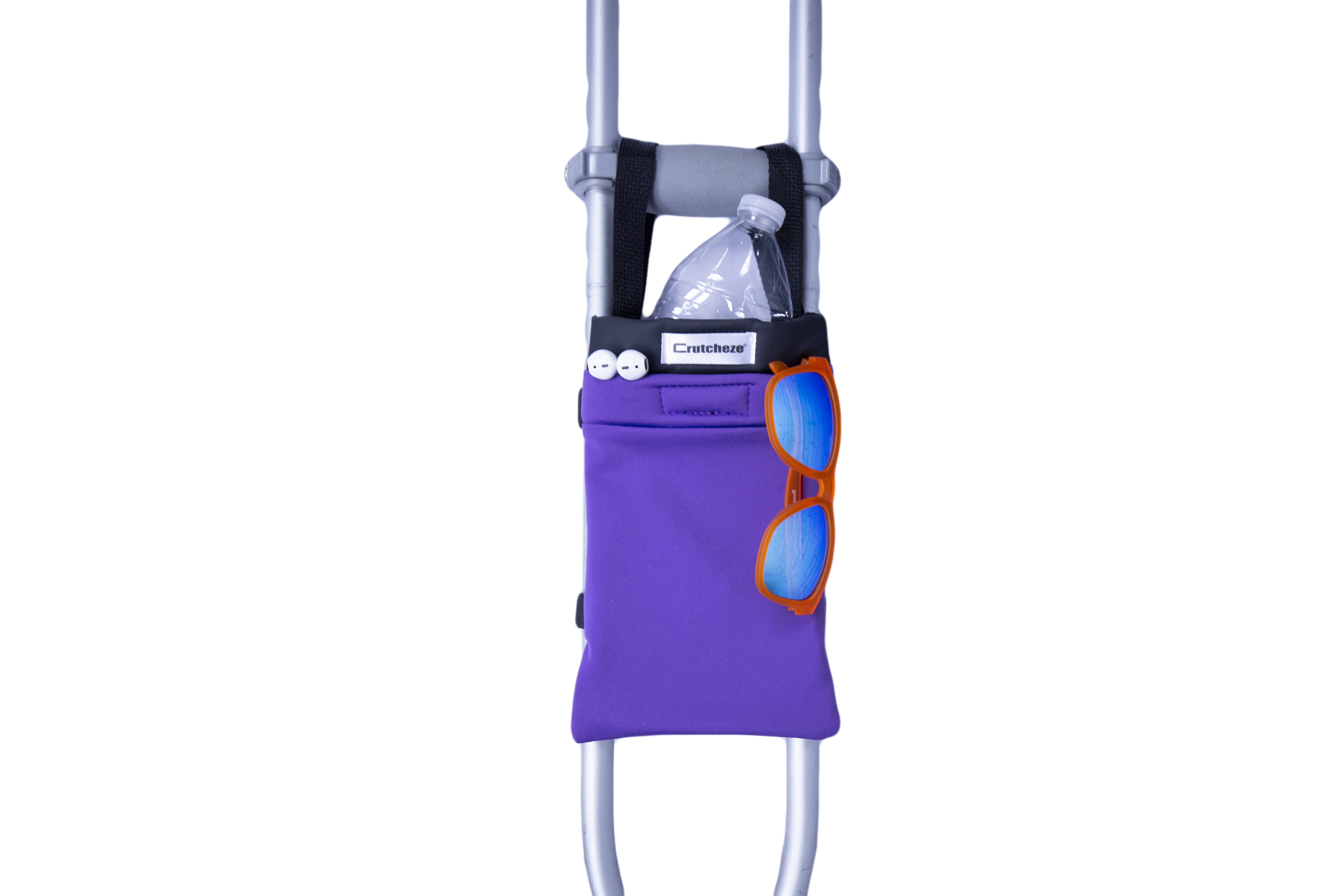 Crutcheze Crutcheze Purple Crutch Bag Medical Crutch Accessory