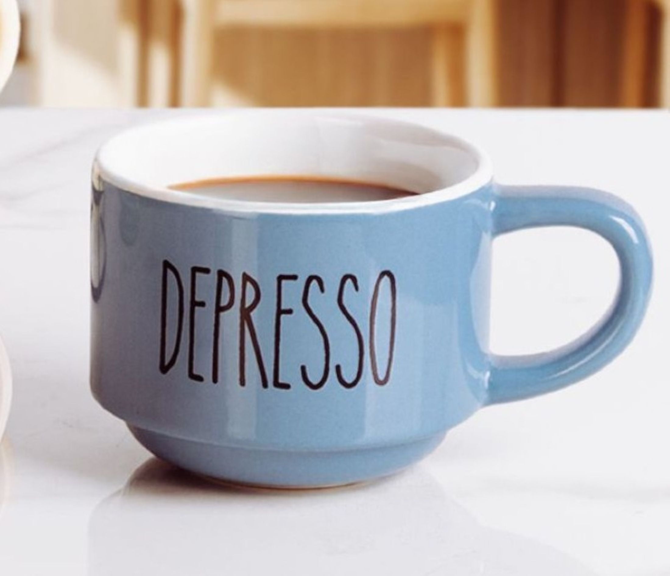 Mainstays Ceramic Espresso Mugs Rack