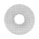 thumbnail image 1 of Almohada para perforar orejas, almohada de donut, de viaje, lavable, suave, de esponja PP, regalo para adultos. Gris claro, 1 of 9
