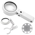 thumbnail image 3 of 1 Pcs 8 LED Lamp Table Lamp Magnifying Glass with Reading Clip, 3 of 5