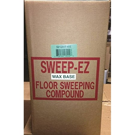 Grit Oil Base Sweeping Compound - Sorball SOR50WAX Wax-based Sweeping Compound, 50lbs, Box