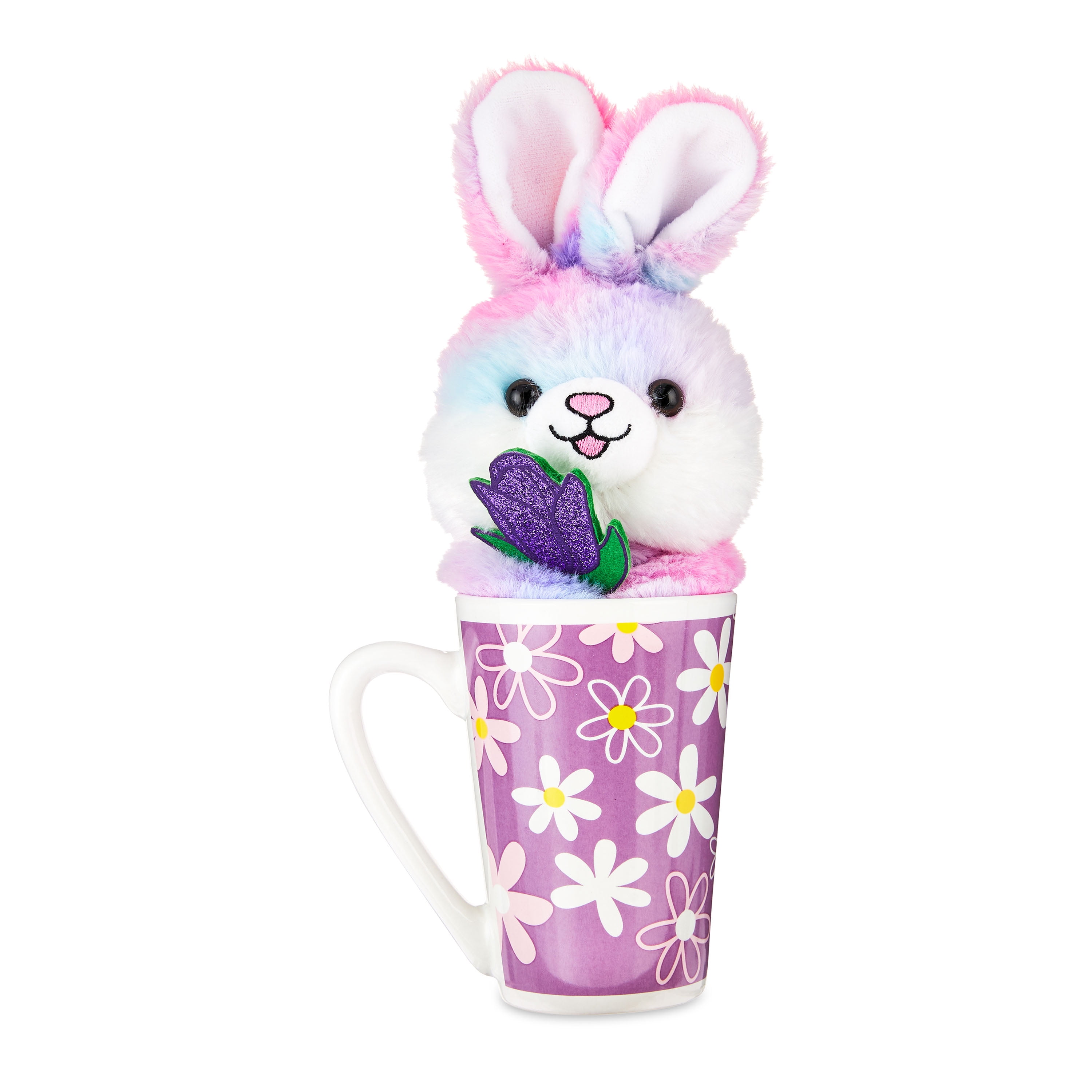 "Way to Celebrate! Easter Plush in Latte Mug, Bunny"