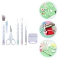 thumbnail image 1 of TEHAUX 6Pcs DIY Vinyl Weeding Tool Set with High Grade ABS and Stainless Steel for Scrapbooking, 1 of 8