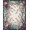 Rose Pink Grey Blue, Pattern 16, variant on ODIKA Mauve Rose Floral Medallion With Vintage Scroll Border And Trellis Non-Slip Chair-Friendly for Home Office, Gaming Room, Under Desk