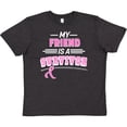 thumbnail image 3 of Inktastic My Friend is a Survivor Breast Cancer Awareness Youth T-Shirt, 3 of 5
