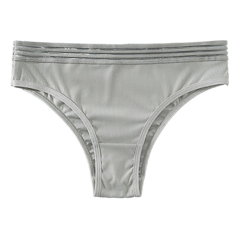 Aayomet Womens Panties Striped Tangas No Show Bikini Custom Thongs