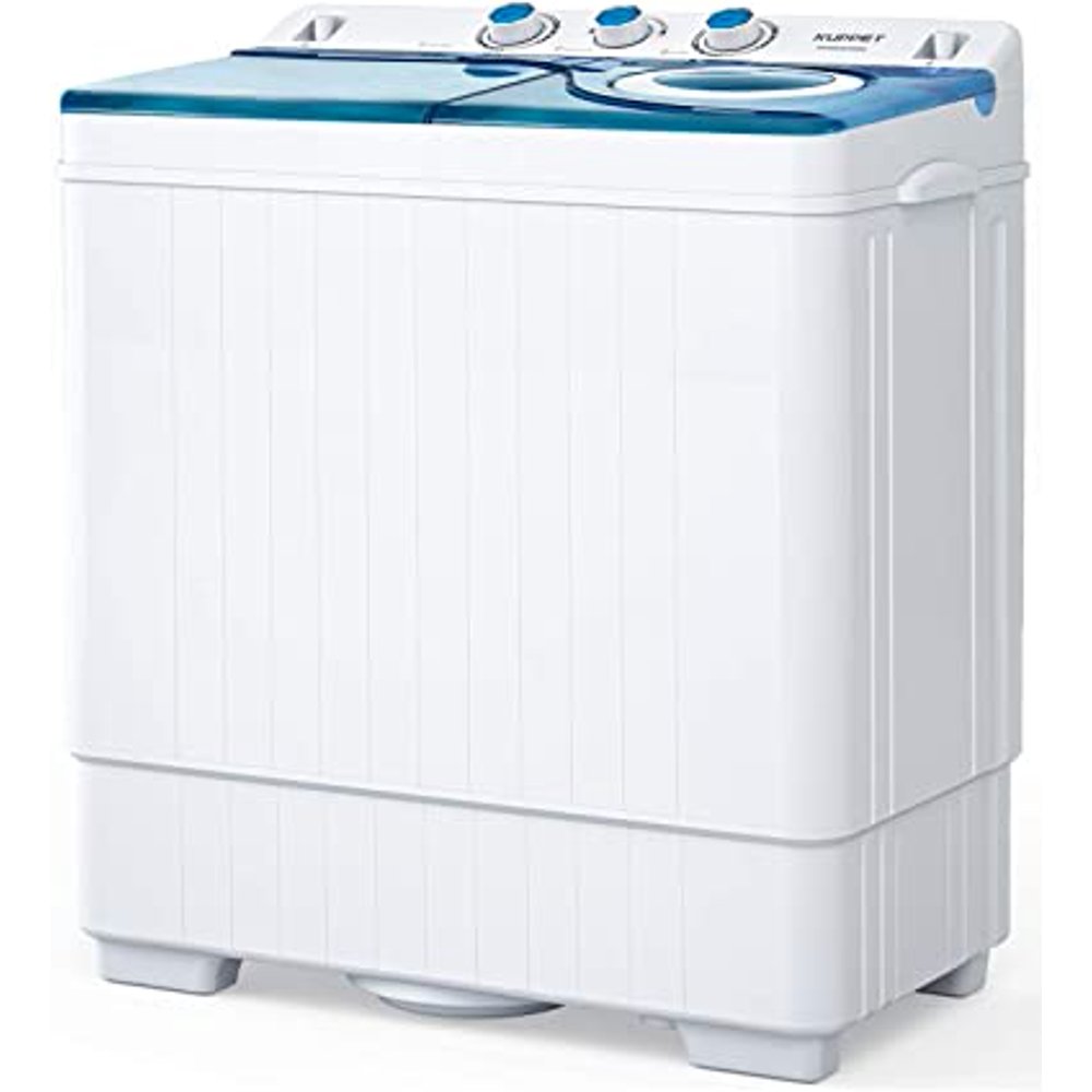 KUPPET Compact Twin Tub Portable Mini Washing Machine 26lbs Capacity
