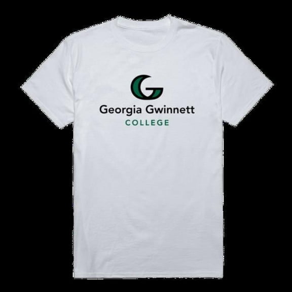 W Republic 516-493-WHT-03 Georgia Gwinnett College Grizzlies Institutional T-Shirt, White - Large