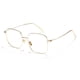 thumbnail image 2 of Gafas Cyxus, cuadradas, retro, que bloquean la luz azul, con montura metálica, 2 of 9