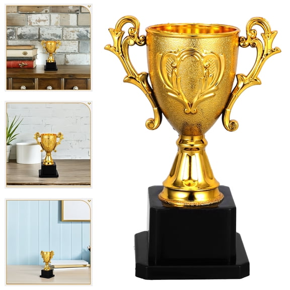 UKCOCO 1Pc Plastic Award Trophy Cup Durable for Party Game Prizes