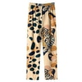 thumbnail image 6 of SOOMLON Women Pajama Pants Long Cozy Funny Graphic Pajama Bottoms Adult Tall Warm Winter Lounge Sleepwear Pjs Pants Stretchy Cozy Straight Leg Pants Nightwear Colorful S, 6 of 6