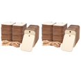 thumbnail image 1 of 200 Piezas Cuadrados En Blanco Piezas de Madera Recortes de Madera de Esquina Redonda Sin Terminar, 1 of 5