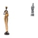 thumbnail image 1 of Escultura de figura de dama tribal africana y estatua de Buda Guan Yin china, obra de arte para decoración del hogar, dormitorio, mesa, armario, colec, 1 of 8