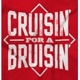 thumbnail image 2 of Cruisin For a Bruisin Fight Rebel Punk Men Big & Tall Graphic Hoodie Brisco Brands 2X, 2 of 6