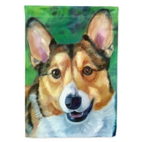 Carolines Treasures 7303GF Corgi Toby Garden Flag Garden Size multicolor