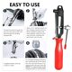 thumbnail image 4 of 2 pack Joint Boot Clamp Pliers, Automotive Boot Clamp Tool Set, Hose Clamp Pliers Axle Clamp Tool, Suitable for Vehicles boot Clamps (Red), 4 of 5