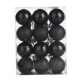 thumbnail image 4 of 24x Christmas Balls Home Decor Christmas Tree Baubles for Black, 4 of 9