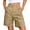 AZ26-Beige, variant on VV AVEORS Cargo Shorts Women Trendy High Waisted Twill Bermuda Shorts Above Knee Length Work Outdoor Hiking Short 7 Inch Summer Shorts Blue S