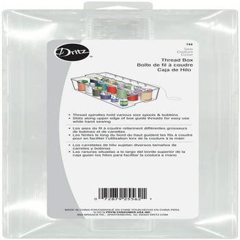 Dritz Plastic Clear Thread Storage Box