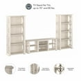 thumbnail image 3 of Homestead Farmhouse TV Stand with Bookcases in Linen White Oak - Engineered Wood, 3 of 7