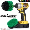 thumbnail image 4 of Drillbrush Green Medium Household Kitchen Cleaners - Kitchen Cleaning Supplies - Cast Iron Skillet Scrubber - Stovetop, Pots, and Pans Scrub Brush Set, 4 of 8