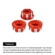 thumbnail image 4 of Tuercas Hexagonales de Aluminio Unique Bargains M4 Rojo 4Pcs, 4 of 6