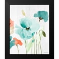 thumbnail image 2 of Loreth, Lanie 20x24 Black Modern Framed Museum Art Print Titled - Poppies on Wood I, 2 of 5