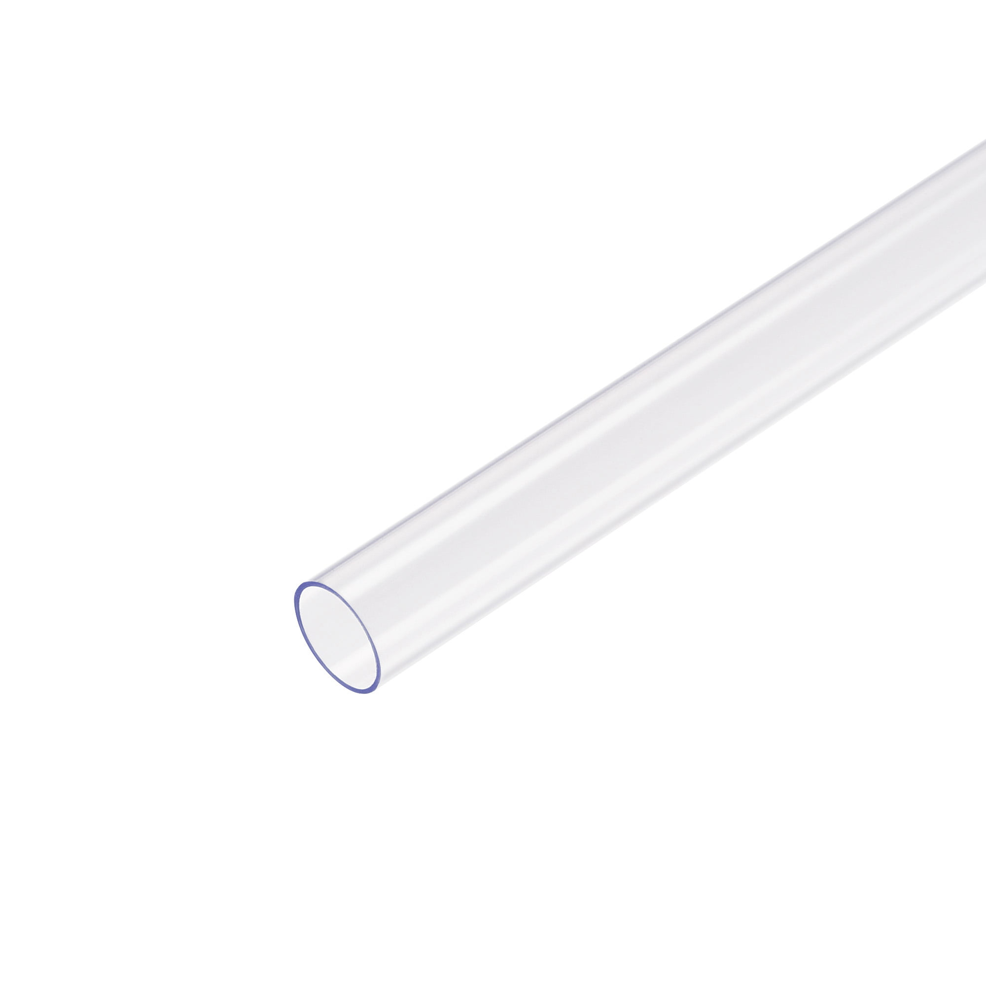 Tube Rigide Rond en Polycarbonate Transparent de 30 Mm (1,18 Pouce) Idx32  Mm (1,26 Pouce) Odx500 Mm (1,64 Ft) Longueur Tube en Plastique 
