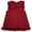Red, variant on Toddler Girls' Dresses Winter Vest Casual Fall Fashion Birthday Dress for Girls Size 4-5T,Red