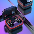 thumbnail image 2 of OAVQHLG3B Bluetooth 5.0 Wireless Earbuds Deep Bass Sound IPX5 Waterproof Earphones In-Ear Stereo Headphones, 2 of 7