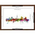 thumbnail image 5 of Art.com Auckland New Zealand Skyline Art Print by Michael Tompsett, Brown Frame Wall Art, 23" x 17", 5 of 5