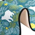 thumbnail image 6 of SKYSONIC 2X6 Feet Xmas White Bear Runner Rug with Rubber Backing, Merry Christmas Moon Non Slip Entryway Rug Runner Washable Soft Area Rug Carpet for Hallway Bedroom Kitchen Decor, 6 of 6