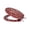 Burgundy, variant on Dream Bath Heavy Duty Round Toilet Seat with non-slip seat and quick-attach easy install hardware, Marbleized Wood Black