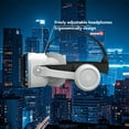 thumbnail image 4 of VR Headset with Game Controller 2pcs Set, Qianhuan Magic Mirror VR with Built-in 3D Earphones, Lightweight Adjustable, Immersive Gaming Movie Home Theater, Ideal Easter Gift, 4 of 11