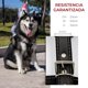 thumbnail image 5 of Pechera de Piel Max & Maki para mascota, con ribete, ajustable, resistente y cómoda. Max & Maki Pechera piel negra G, 5 of 7