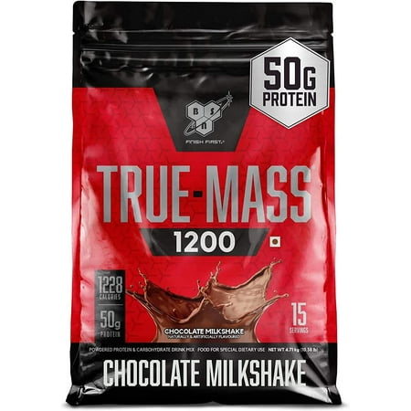 (Use by date11/30/2025) BSN True-Mass 1200 50g Protein Powder Chocolate Milkshake 10.38 lb