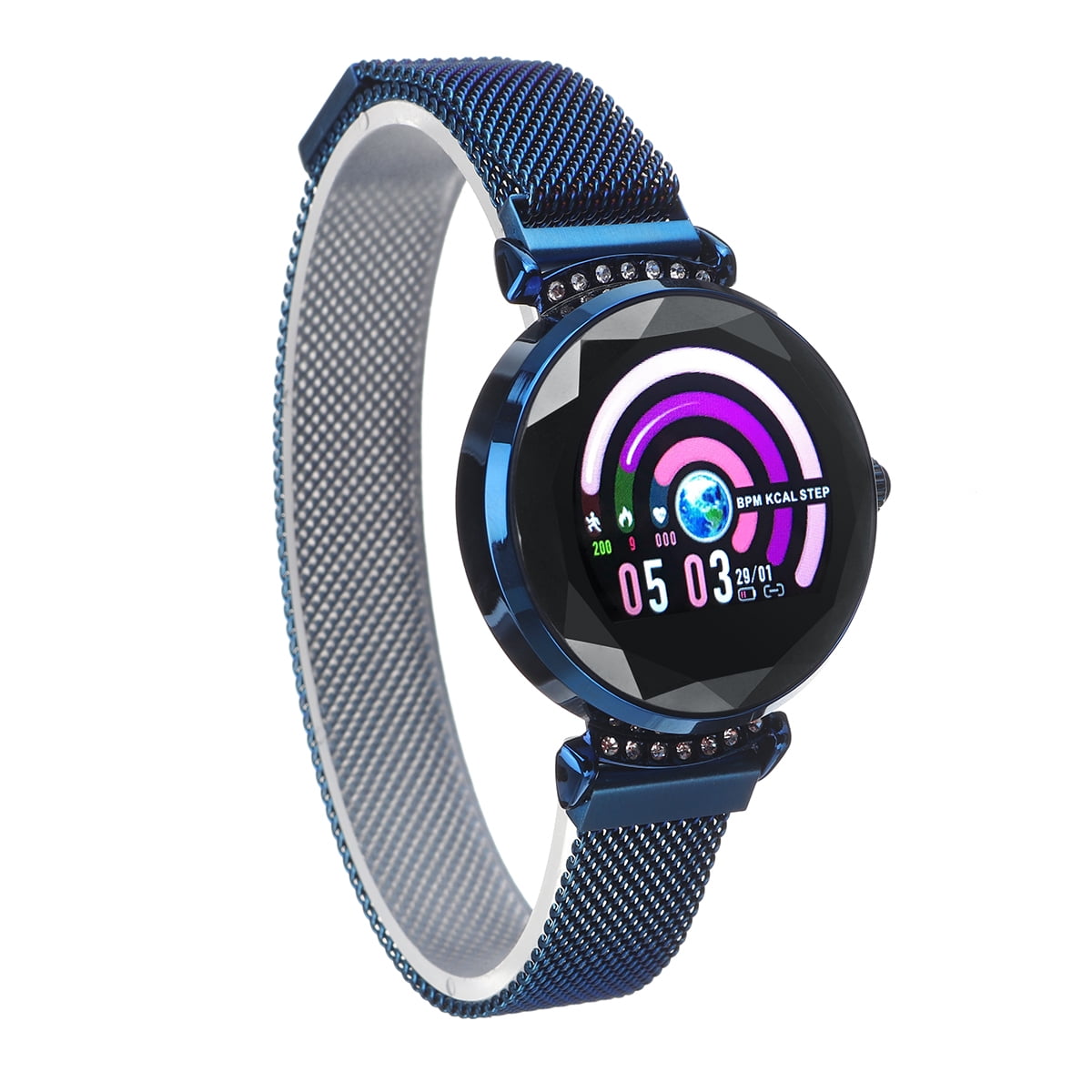 android smartwatch with blood pressure monitor