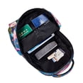 thumbnail image 5 of Zufioo Colorful Donut Print Casual Student Backpack, Adjustable Shoulder Straps Multi-Function Multi-Pocket Sports Bag Travel Backpack, Unisex-One Size, 5 of 5