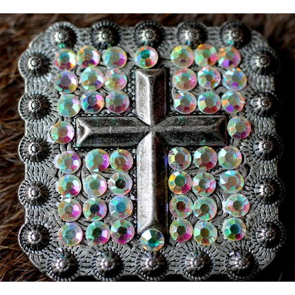 4 Conchos Rhinestone Horse Saddle Western Bridle Berry Co163