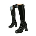 thumbnail image 5 of Stylish Women's -High Boots Leather Knee High Platform Heeled Boots with Zip Up for Comfort and Fashion, 5 of 7