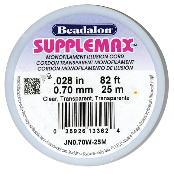 Beadalon SuppleMax Monofilament Illusion Cord