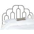 thumbnail image 3 of SAFAVIEH Paloma Metal Retro Geometric Headboard, Queen, Black, 3 of 6