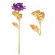 thumbnail image 5 of Kearding Flor de rosa chapada en oro de 24 quilates Regalo de aniversario de día de San Valentín Día de Acción de Gracias creativo (dorado) Kits de decoración para fiestas No.2, 5 of 5